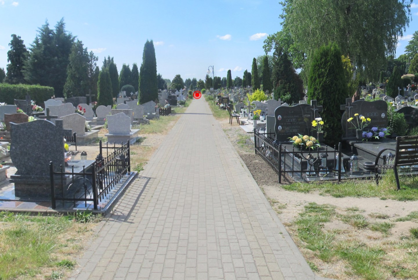 Obraz przedstawiający Cmentarz komunalny w Świdwinie  ul.Popiełuszki