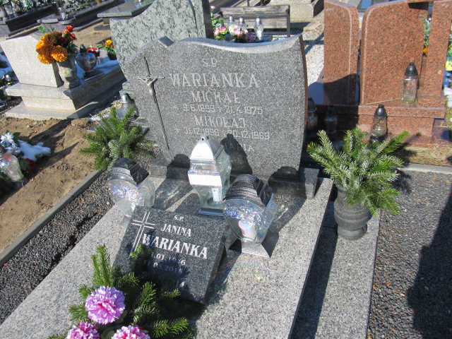 Mikołaj Warianka 1896 Świdwin - Grobonet - Wyszukiwarka osób pochowanych