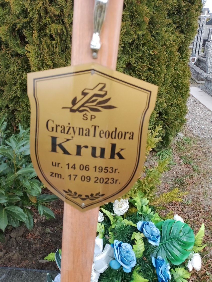Grób Arkadiusz Kruk