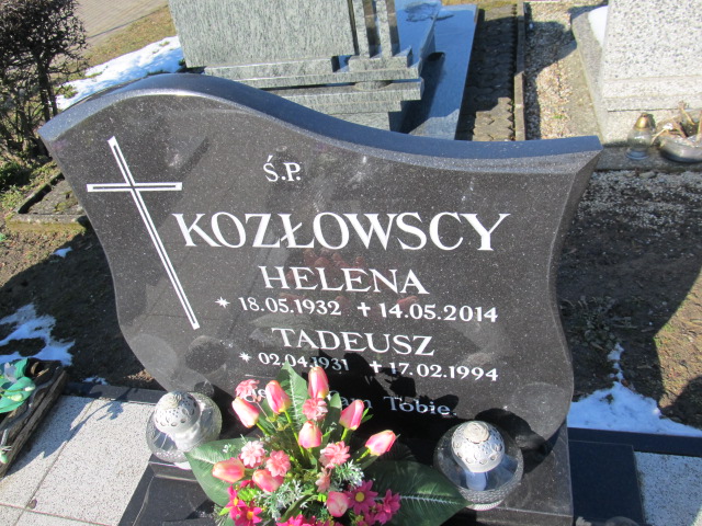 Tadeusz Kozłowski 1931 Świdwin - Grobonet - Wyszukiwarka osób pochowanych
