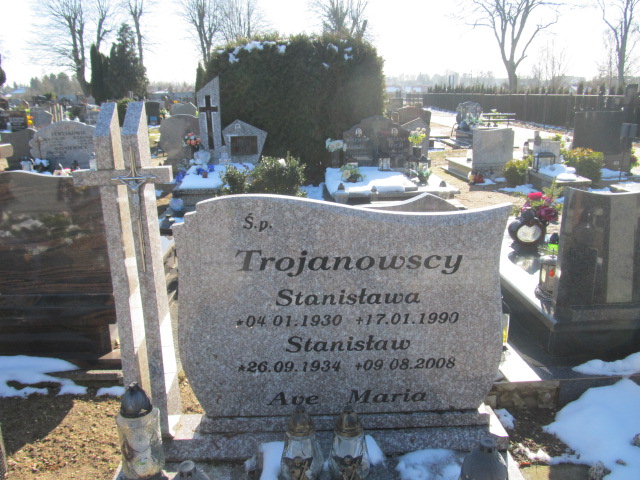 Stanisława Trojanowska 1930 Świdwin - Grobonet - Wyszukiwarka osób pochowanych
