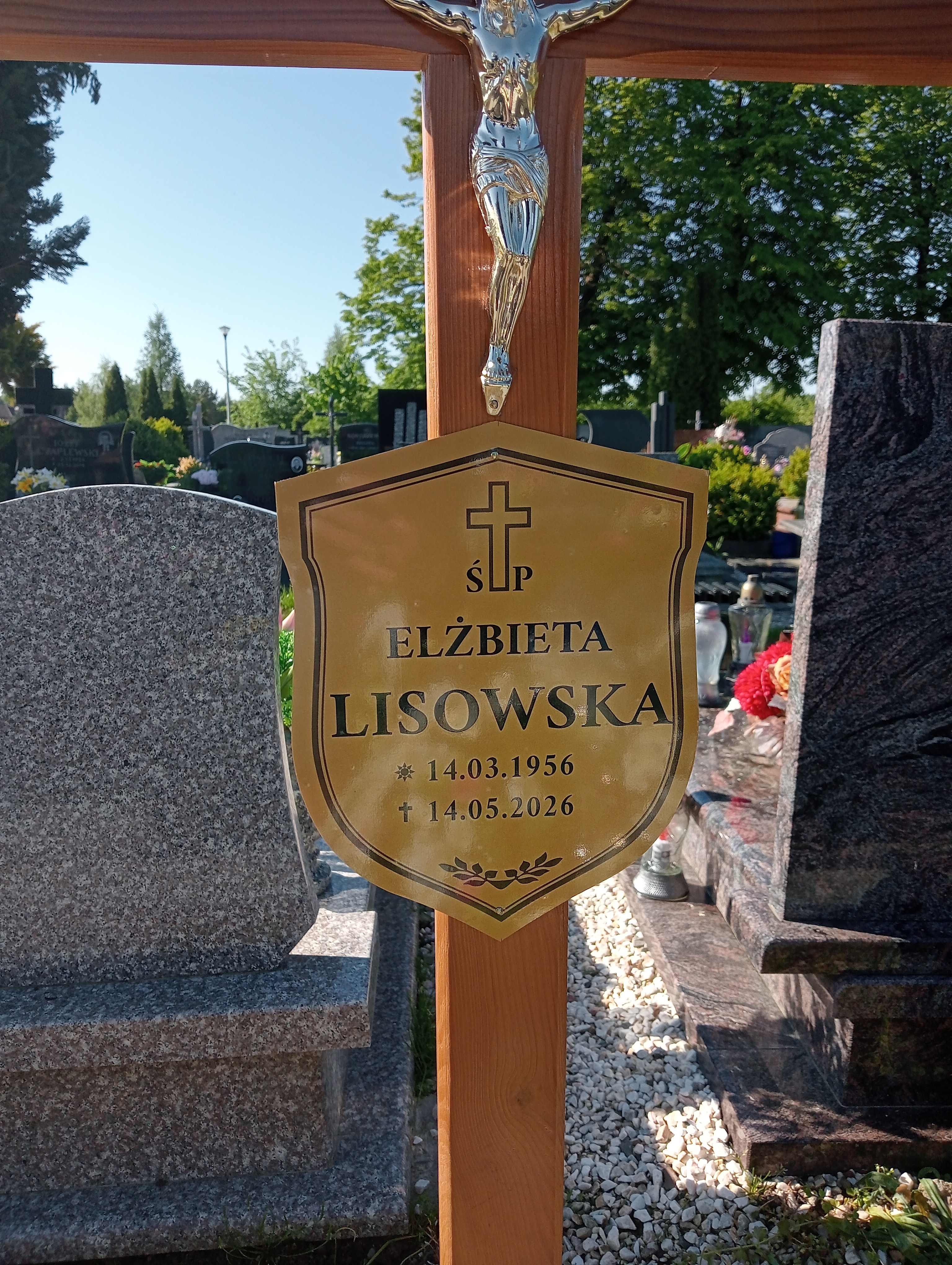 Elżbieta Lisowska 1956 Świdwin - Grobonet - Wyszukiwarka osób pochowanych