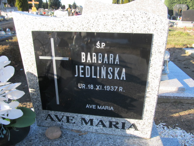 Barbara Jedlińska 1937 Świdwin - Grobonet - Wyszukiwarka osób pochowanych
