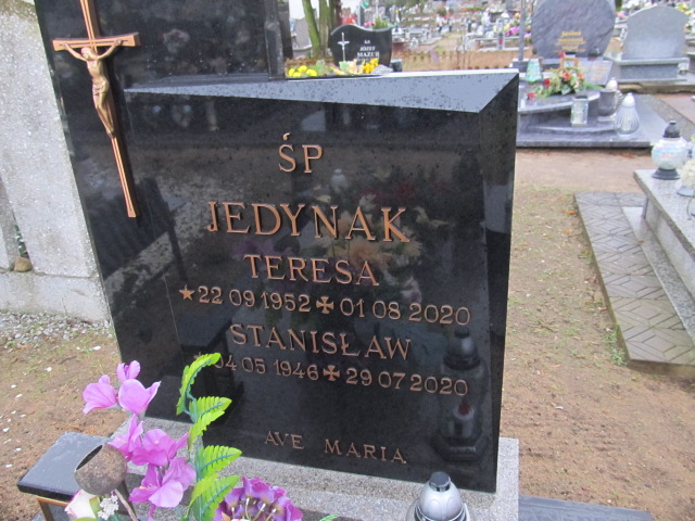 Teresa Jedynak 1952 Świdwin - Grobonet - Wyszukiwarka osób pochowanych