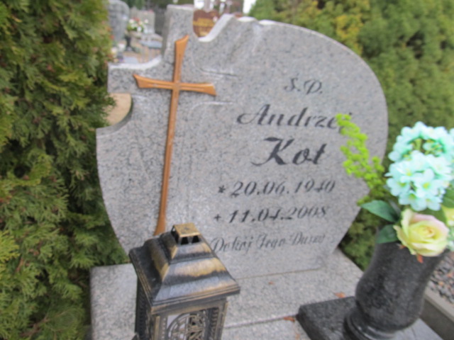 Andrzej Kot 1940 Świdwin - Grobonet - Wyszukiwarka osób pochowanych