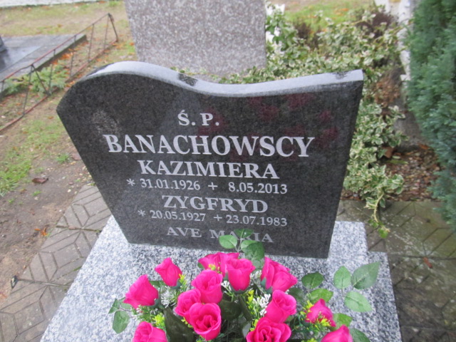 Zygfryd Banachowski 1927 Świdwin - Grobonet - Wyszukiwarka osób pochowanych