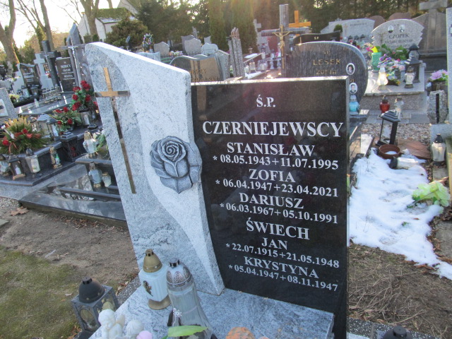 Stanisław Czerniejewski 1943 Świdwin - Grobonet - Wyszukiwarka osób pochowanych