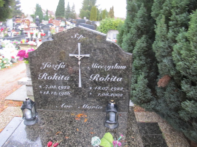 Józefa Rokita 1922 Świdwin - Grobonet - Wyszukiwarka osób pochowanych