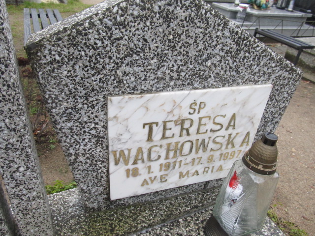 Teresa Wachowska 1911 Świdwin - Grobonet - Wyszukiwarka osób pochowanych