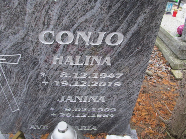 Janina Conio 1909 Świdwin - Grobonet - Wyszukiwarka osób pochowanych