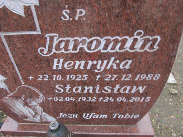 Stanisław Jaromin 1932 Świdwin - Grobonet - Wyszukiwarka osób pochowanych
