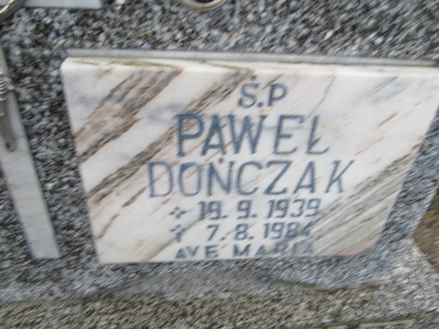 Paweł Dończak 1939 Świdwin - Grobonet - Wyszukiwarka osób pochowanych