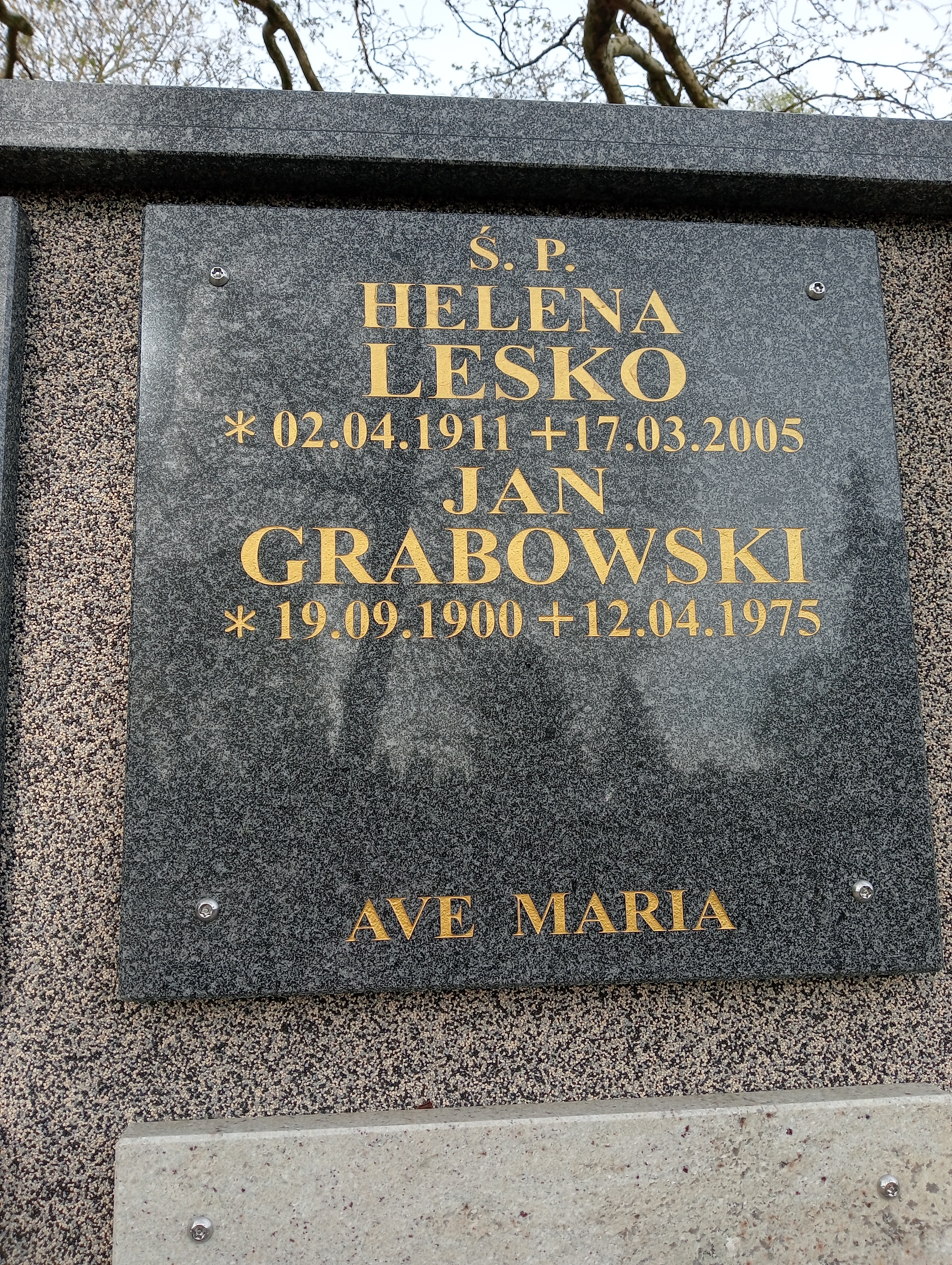Helena Lesko 1911 Świdwin - Grobonet - Wyszukiwarka osób pochowanych