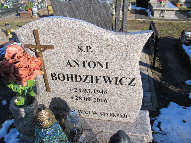 Antoni Bohdziewicz 1946 Świdwin - Grobonet - Wyszukiwarka osób pochowanych