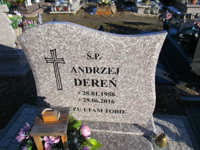 Andrzej Dereń 1958 Świdwin - Grobonet - Wyszukiwarka osób pochowanych