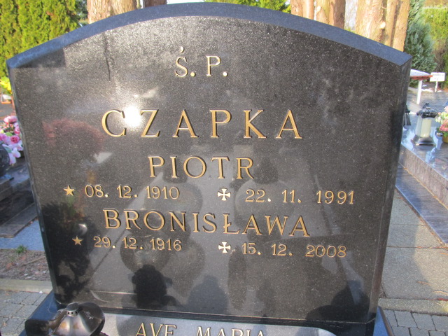 Mieczysław Czapka Świdwin - Grobonet - Wyszukiwarka osób pochowanych