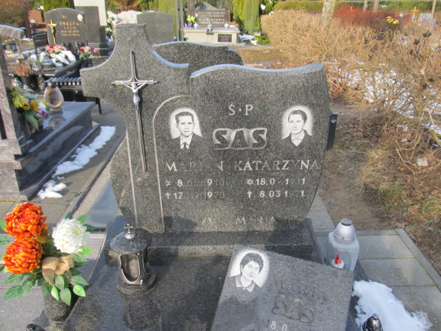 Marian Sas 1910 Świdwin - Grobonet - Wyszukiwarka osób pochowanych