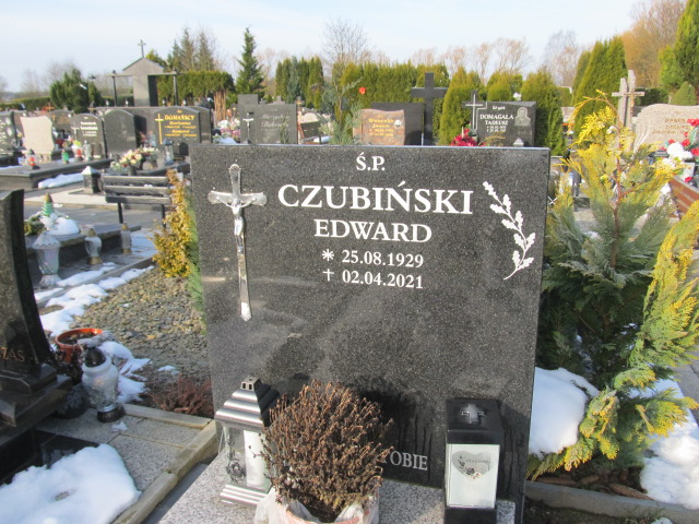 Edward Czubiński 1929 Świdwin - Grobonet - Wyszukiwarka osób pochowanych